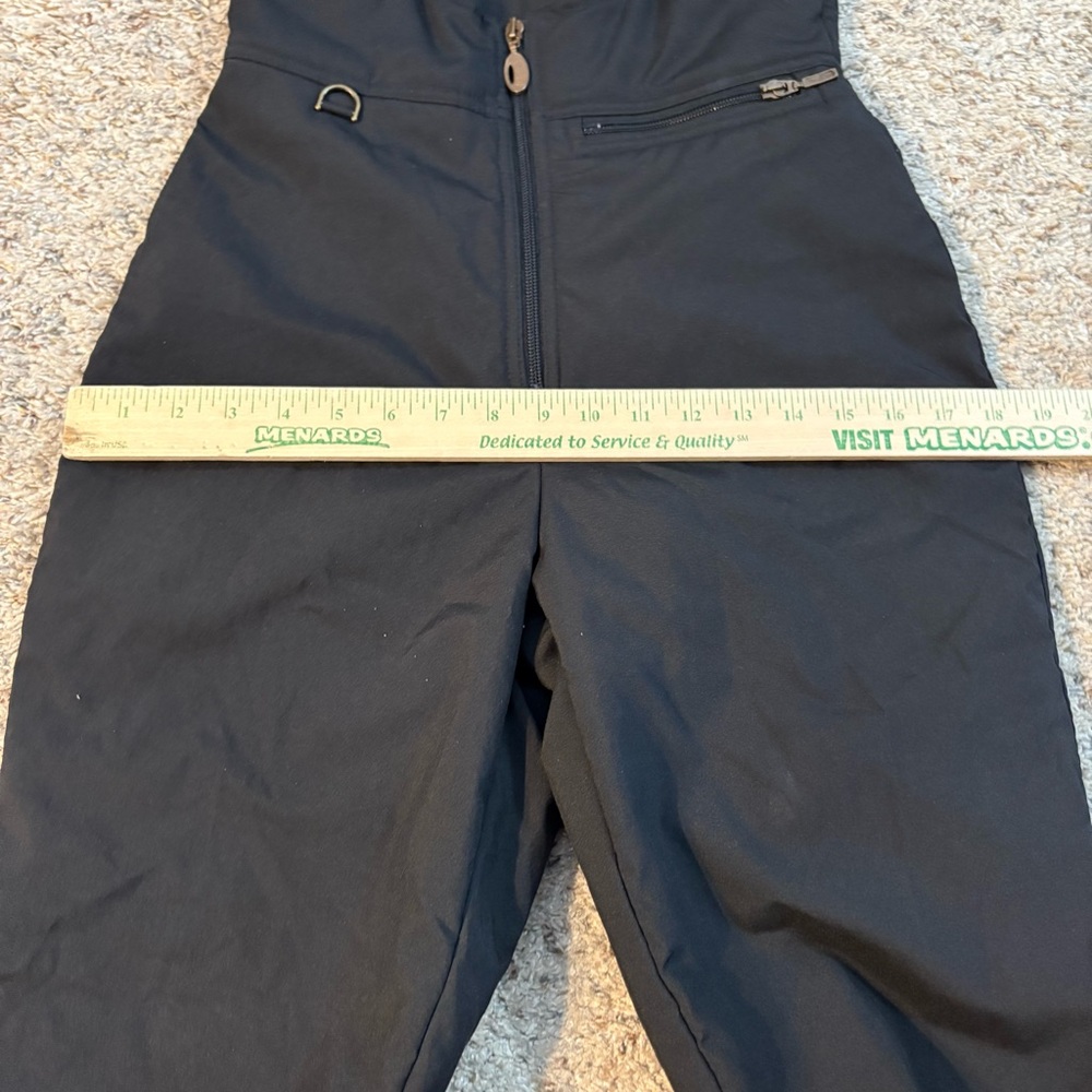 Fera Vintage Black Women's Snow Suit Overalls Size 6 - Picture 14 of 16